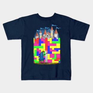 A Tetris Inspired Fairy Tale Love Story Kids T-Shirt